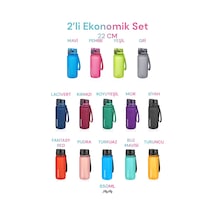 Uzspace 2'li Tritan Matara Seti 650 ML 14 Farklı Renk Seçeneği Fiftyfifty