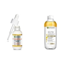 C Vitamini Parlak Süper Aydınlatıcı Serum 30 Ml + Skin Naturals Çift Fazlı Micellar Kusursuz Makyaj Temizleme Suyu 400 Ml C Vitamini Parlak Süper Aydınlatıcı Serum 30 Ml + Skin Naturals Çift Fazlı Micellar Kusursuz Makyaj Temizleme Suyu 400 Ml