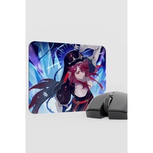 Rosaria Genshin Impact Anime Oyuncu V1 - 22x18 Gaming Mouse Pad Fare Altlığı
