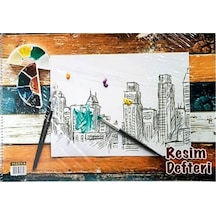 Resim Defteri Spiralli 35x50cm 15 Yaprak Karışık - 2 Adet