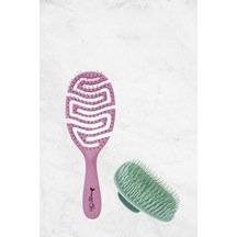 Nascita Professional Üç Boyutlu Saç Fırçası Geri Dönüştürülebilir Pembe Ve Şampuan Fırçası Mint Yeşili 0