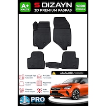 Opel Corsa F 3d Pro Havuzlu Paspas 2019 Üzeri A+ Kalite 3ds-sdz028