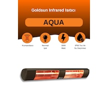 Aqua 3000 Watt Gsa30 Kumandasız Suya Dayanıklı Elektrikli Isıtıcı