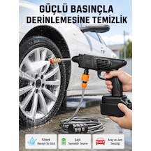 Taşınabilir Akülü Araba Yıkama Makinesi 1.7 Mpa Basınçlı Ve Ergonomik Tasarımlı - 14994