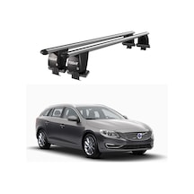 Royal Volvo V60 2010-2011 Uyumlu Gri Kilitli Ara Atkı Port Bagaj Tavan Barı