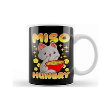 Cute Anime Cat Kitty Miso Hungry Pun Kawaii Kupa Bardak Porselen Karışık