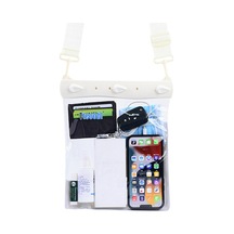 Tteoobl T-019a Çeşitli Eşya Saklama Çantası Telefon Su Geçirmez Omuz Çantası, Boyut: Bir Kod Beyaz Beyaz