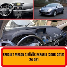 RENAULT MEGANE 3 2008-2015 EKRANLI ÖN GÖĞÜS / PANEL /  TORPİDO KORUMASI - KILIFI - HALISI