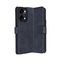 Reno 14 Trend S Plus Kapaklı Kılıf - Lacivert İtdark52731