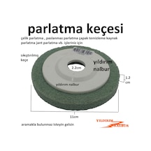 Flap Cila Keçesi Kuyumcu Parlatıcı 110luk Küçük Taşlamaya Sıkıştı