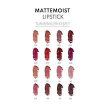 Ruj & Matte Moist Lipstick Yari Mat Bitişli No: 314 Çok Renkli