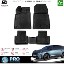 S-dizayn Peugeot 5008 Hybrid 3d Pro Havuzlu Paspas 2024 Üzeri A+ Kalite