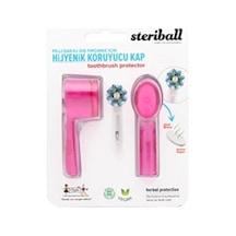 Steriball Şarjlı Diş Fırçası Koruma Kabı 2'li Pembe