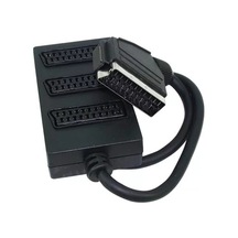 Sh Elektromer 3'lü Scart Dağıtıcı 1 Erkek-3 Dişi Scart Najmaddin