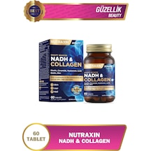 Nutraxin Nadh Collagen 60 Tablet Tip1 Tip3 Hyaluronik Asit, Elastin, Seramid, Resveratrol Glutatyon