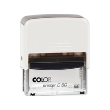Colop Prınter C60 Beyaz Kasa Siyah Keçe - 37 x 76 MM