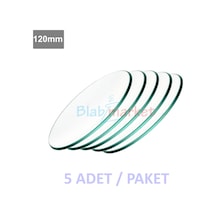 120 Mm Laboratuvar Saat Camı. Soda Lime . Kenarları Traşlı