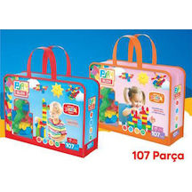 Asya Playblox Block Shıne 107pcs Bag Gırls&boys 2953