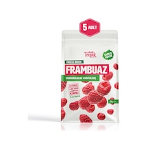 Dondurularak Kurutulmuş Frambuaz 18 G Freeze Dried Meyve Cipsi Çıtır Meyve Kurusu 5 Adet
