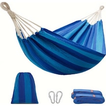 Tcherchı Mavi Devrilme Önleyici Çift Dış Mekan Hamak