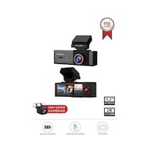 Lenovo Q7-7302 Siyah 1080p Wifi Araç İçi Dokunmatik Ön İç Ve Arka Araç Kamerası