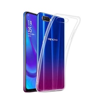 Noktaks - Oppo Rx17 Neo Uyumlu - Kılıf Şeffaf Soft Slim Fitt Süper Silikon Kapak - Şeffaf