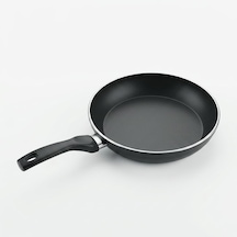 Papilla 26 Cm Buz Tava - Koyu Yeşil/siyah Yanmaz Yapışmaz Granit Efektli Omlet Ve Krep Tavası Çok Renkli