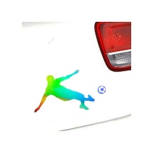 Futbol Oyuncu Sticker Yapıştırması 1