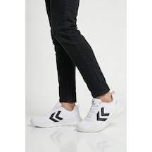 Hummel Beyaz Siyah Fileli Hafif Esnek Unisex Spor Ayakkabı 900887 Hml Nency Iı Beyaz - Siyah