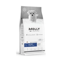Molly Düşük Tahıllı Hypoallergenic Somonlu Küçük Irk Yetişkin Köpek Maması 8 Kg