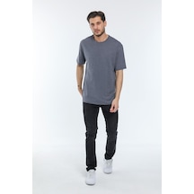Erkek Bisiklet Yaka Oversize Fit Tişort Spr21y30 001