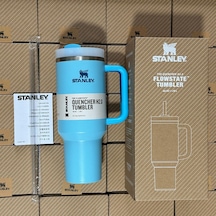 Stanley Quencher H2.0 Tumbler Termos Pipetli Bardak 1.18 Lt Gök Mavisi