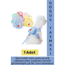 Yüksek Kaliteli Şık Sevimli Küçük Irk Kedi Köpek Evcil Hayvan Çantalı Göğüs Gezdirme Tasması Seti