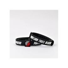 Portland Siyah Basketbol Ayarlanabilir Bileklik Siyah Siyah