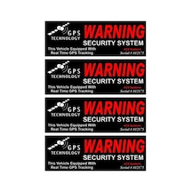 4x Gps Uydudan Takip Sistemi Var Araba Sticker Genel