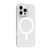 İphone 16 Pro Max İle Uyumlu Kılıf M-safe Şarj Özellikli Ultra İnce Sert Pc Blank Kapak Şeffaf Diğer