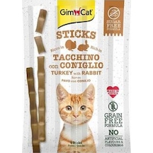 Sticks Hindili Ve Tavşanlı Tahılsız Kedi Ödül Çubukları 20 Gr