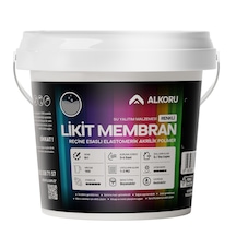 Alkoru 1 Kg Gri Likit Membran Renkli Reçine Esaslı