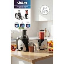 Sinbo SJ-3195 Katı Meyve Sıkacağı Blender Seti