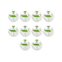 Roll-up Nature Ekolojik Karton Kağıt Tek Kullanımlık 3 Bölmeli Tabak - 26 Cm. - 50 Adetlik 10 Paket