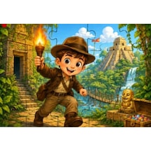 Indiana Jones Huzi - 24 Parça Ahşap Puzzle