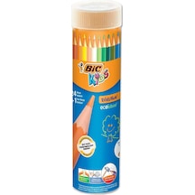 Bic Kids Evolution Kuru Boya Kalemi 24 + 1'li Metal Tüp