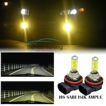 H8 Jdm Süper Sarı Işık Far Ampul 12V 100-55W