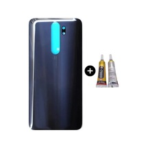 Redmi Note 8 Pro Uyumlu Arka Pil Kapağı Siyah + B7000 Çok Renkli