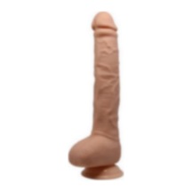Morgece 28 Cm Ultra Yumuşak Realistik Vantuzlu Dildo