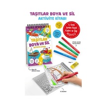 Taşıtlar - Boya Ve Sil Aktivite Kitabı / 3 Yaş + - Ezjı-753207