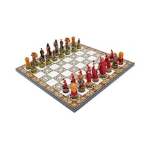 Boyaması - 111 - Satranç Camelot Ortaçağ Sedef36cam - Nazblsmm - - Sedef36cam