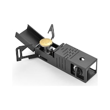 Lixada Süper Hafif Mini Cep Açık Pişirme Brülör Katlanır Siyah