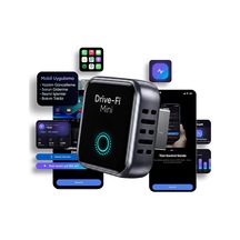 Drive-fi Mini Wireless Carplay Adaptörü/mobil Uygulama Desteği / 0.5 Saniye Düşük Gecikme/otomatik Bağlantı/arm - Cortex A7 İşlemci/otomatik Araç Tanıma