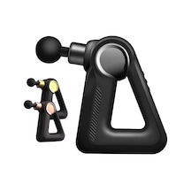 Yeni Nesil Güçlü 8 Farklı Başlıklı Hızlı Şarjlı Kas ve Vücut Masaj Tabancası Sarı